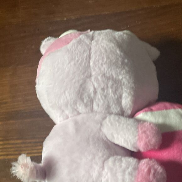 10" Play Right Hug Me Plush Pink I Love Moo Cow Toy Animal - Picture 4 of 8